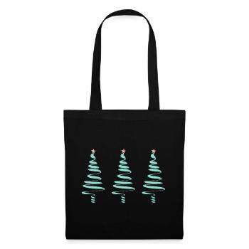 BONNE ANNEE. SAINT SYLVESTRE. NOUVELLE ANNÉE - Sac en tissu - noir - Devant