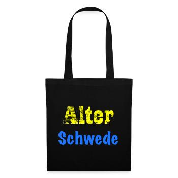 Alter Schwede - Stoffbeutel - Schwarz - Vorne