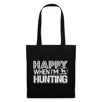 Hunting Happy When I'm Hunting - Tote Bag - black - Front