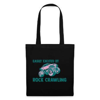 Easily Excited By Rock Crawling 2 - Tote Bag - black - Front