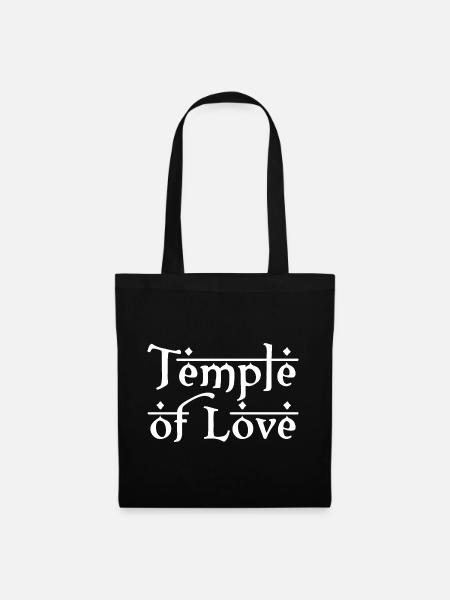 TEMPLE OF LOVE - Stoffbeutel - Schwarz