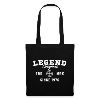Birth Year Legend Since 1976 - Tote Bag - black - Front