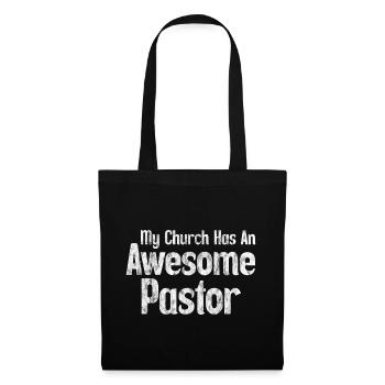 Mon église a un pasteur génial 3 - Sac en tissu - noir - Devant