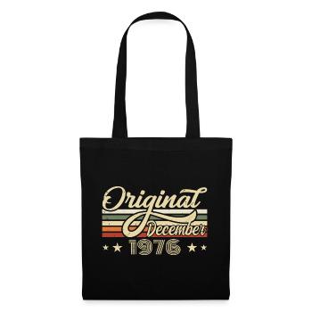 December 1976 - Birthday present December 1976 - Tote Bag - black - Front