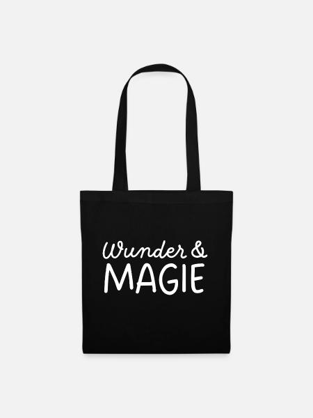 Wunder & Magie - Stoffbeutel - Schwarz