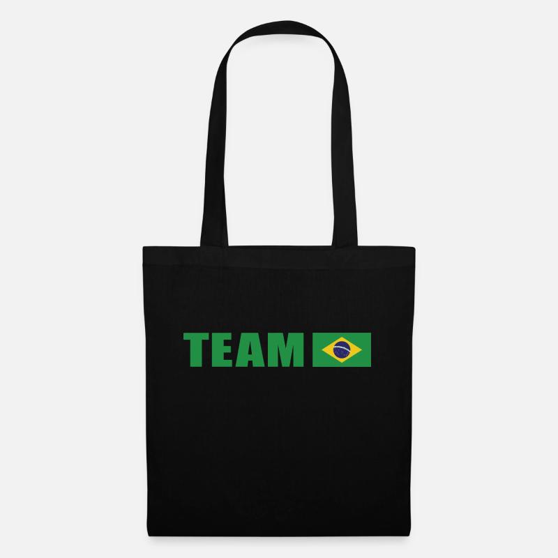Support Team Brazil - Tote Bag - black