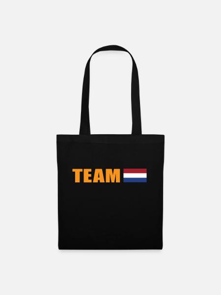 Support Team Holland - Tote Bag - black