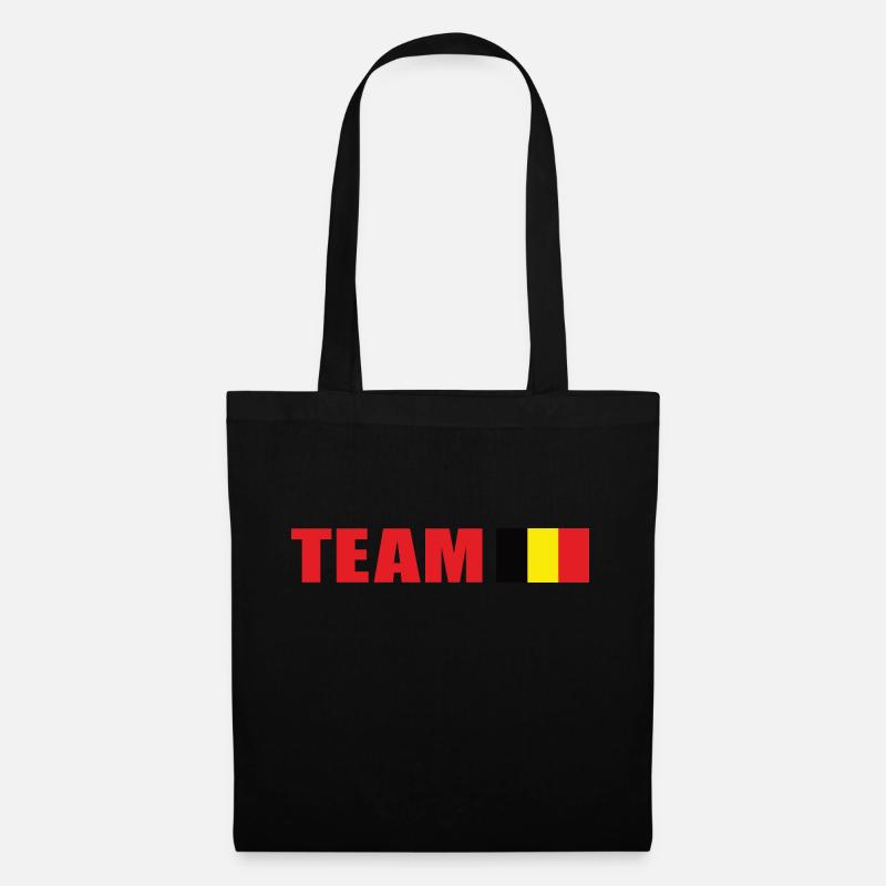 Support Team Belgium - Tote Bag - black