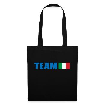 Support-Team Italien - Stoffbeutel - Schwarz - Vorne