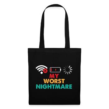 My Worst Nightmare Gaming Lover Gamer Video Games - Tote Bag - black - Front