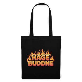 Hagebuddne - Funny Deutsche Memes - Tote Bag - black - Front