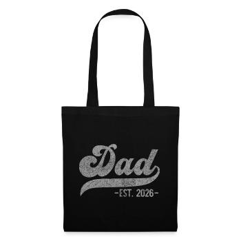 Dad EST. 2026 – Gift for New Dads - Tote Bag - black - Front