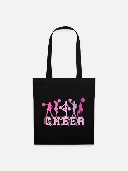 Cheer Squad Cheerleader Sport Mädchen - Stoffbeutel - Schwarz