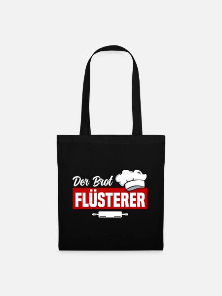 Der Brot Flüsterer - Stoffbeutel - Schwarz