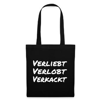 JGA Humor - Stoffbeutel - Schwarz - Vorne