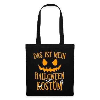 Das ist mein Halloween Kostüm - Stoffbeutel - Schwarz - Vorne