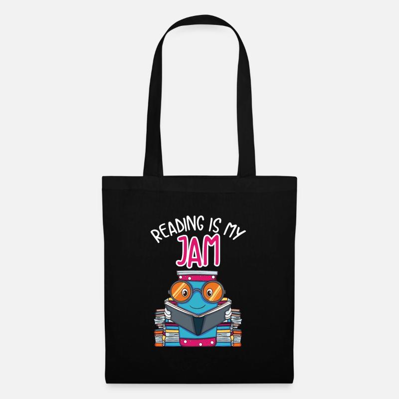 Reading - Reading Is My Jam - Tote Bag - black