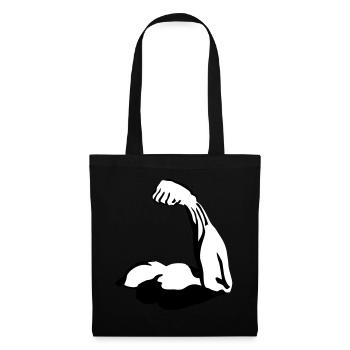Biceps, Muscle - Sac en tissu - noir - Devant
