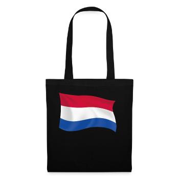 Holland Netherlands flag patriot gift state - Tote Bag - black - Front