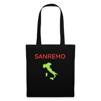 Style Sanremo – Votre souvenir exclusif - Sac en tissu - noir - Devant