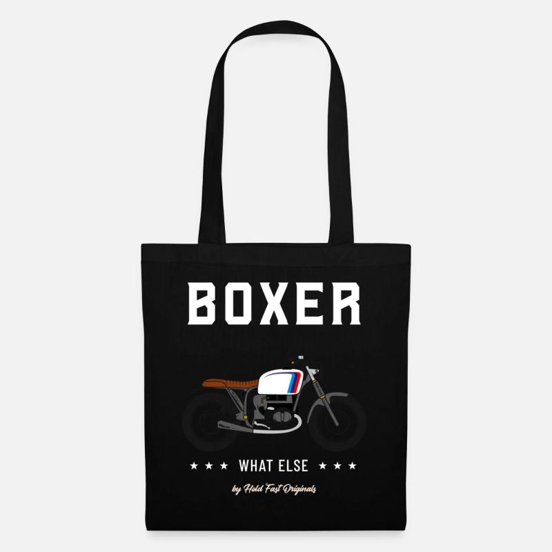 Boxer what else - Stoffbeutel - Schwarz