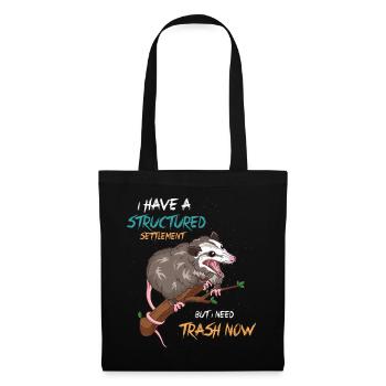 Opposum Dirty Animal graphic - Tote Bag - black - Front
