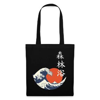 Wave Sun Shinrin - Tote Bag - black - Front