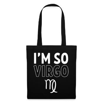 Signes du zodiaque - Sac en tissu - noir - Devant