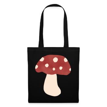 Mushroom Mushrooms - Tote Bag - black - Front