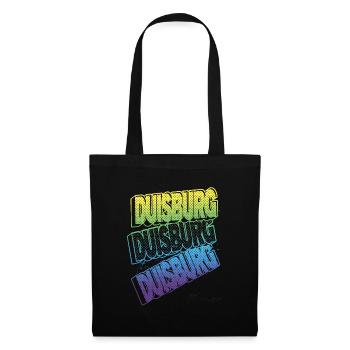 Duisburg Germany City Font Skyline Home - Tote Bag - black - Front