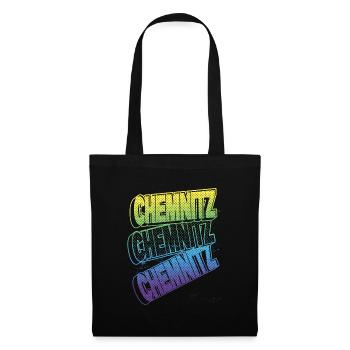 Chemnitz Germany City Font Skyline Home - Tote Bag - black - Front