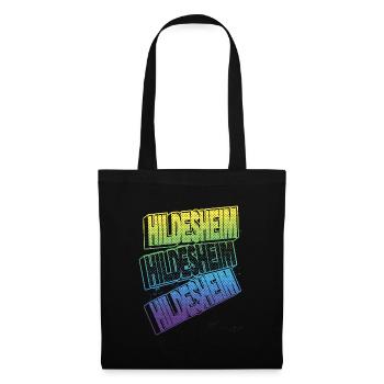 Hildesheim Germany City Font Skyline - Tote Bag - black - Front