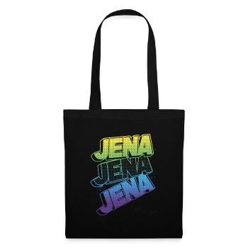 Jena Germany City Font Skyline Home - Tote Bag - black - Front