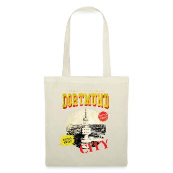 Dortmund Allemagne City Skyline Vintage Rétro - Sac en tissu - nature - Devant
