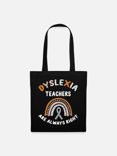Dyslexia Therapy for Dyslexia Month - Tote Bag - black