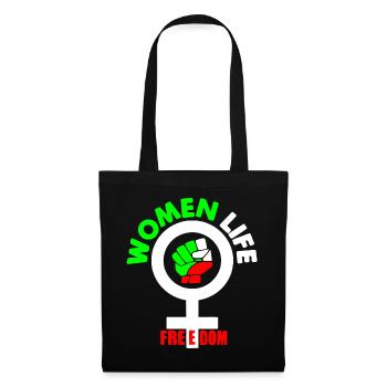 Women life freedom - Sac en tissu - noir - Devant