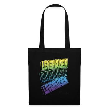 Leverkusen Germany City Font Skyline - Tote Bag - black - Front