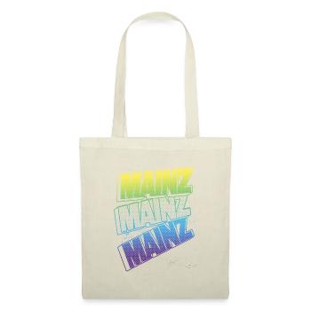 Mayence Allemagne City Font Skyline Accueil - Sac en tissu - nature - Devant