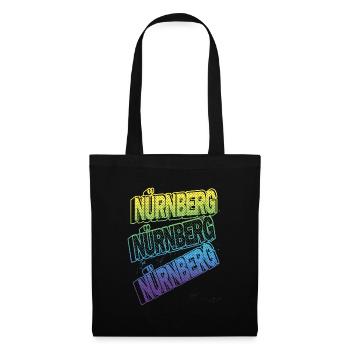 Nuremberg Germany City Font Skyline Home - Tote Bag - black - Front