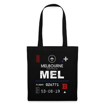 Melbourne airport tag - Tote Bag - black - Front