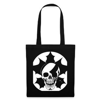 Horror Skull Skull Art Skull Gothic Heavy Metal - Tote Bag - black - Front