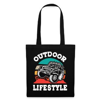 Jeeps Aventure Tout-terrain - Sac en tissu - noir - Devant
