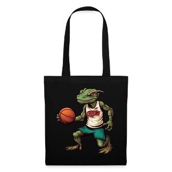 Lizard Basketball - Tote Bag - black - Front