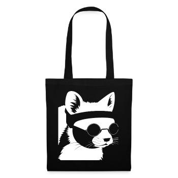 Ferret Wearing Sunglasses Cool Ferrets - Tote Bag - black - Front
