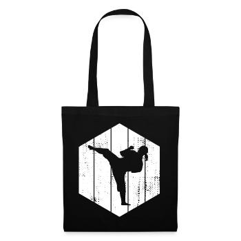 Karate Girl - Tote Bag - black - Front
