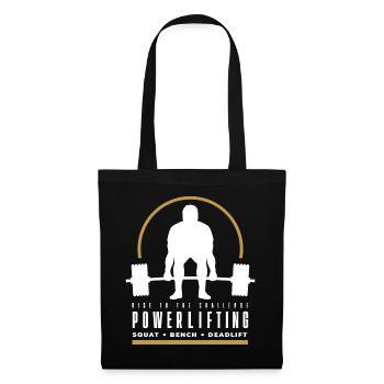 Powerlifting | Deadlift | Gym | Workout - Tote Bag - black - Front