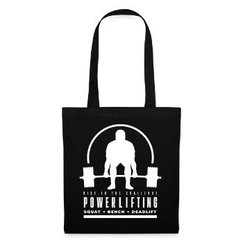 Powerlifting | Gym | Deadlift | Workout - Tote Bag - black - Front