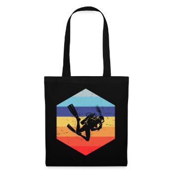 Plongeur Homme Plongeur Plongeur Femme Plongeur - Sac en tissu - noir - Devant