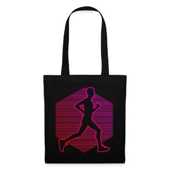 Cross Country Running Men's Running Running - Tote Bag - black - Front