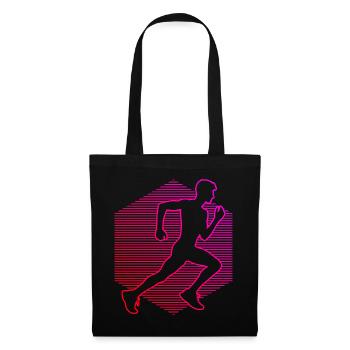 Fitness, Course à pied, Course à pied, Jogging, Cross Country Femmes - Sac en tissu - noir - Devant